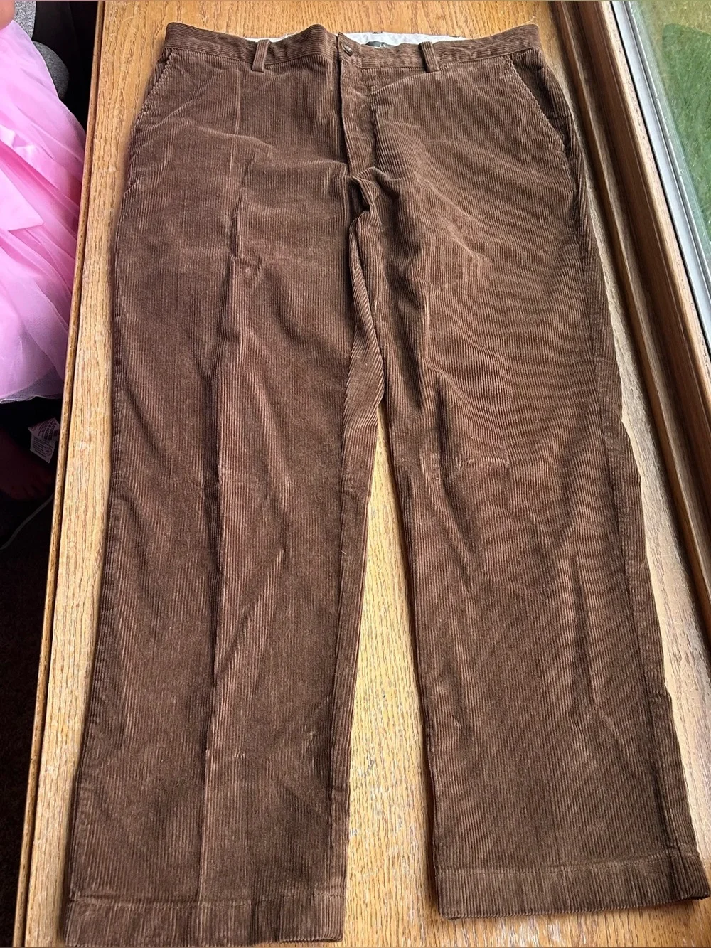 Classic L.L. Bean Men's Brown Corduroy Pants Sz 36x30 Causal Outdoor Y2K